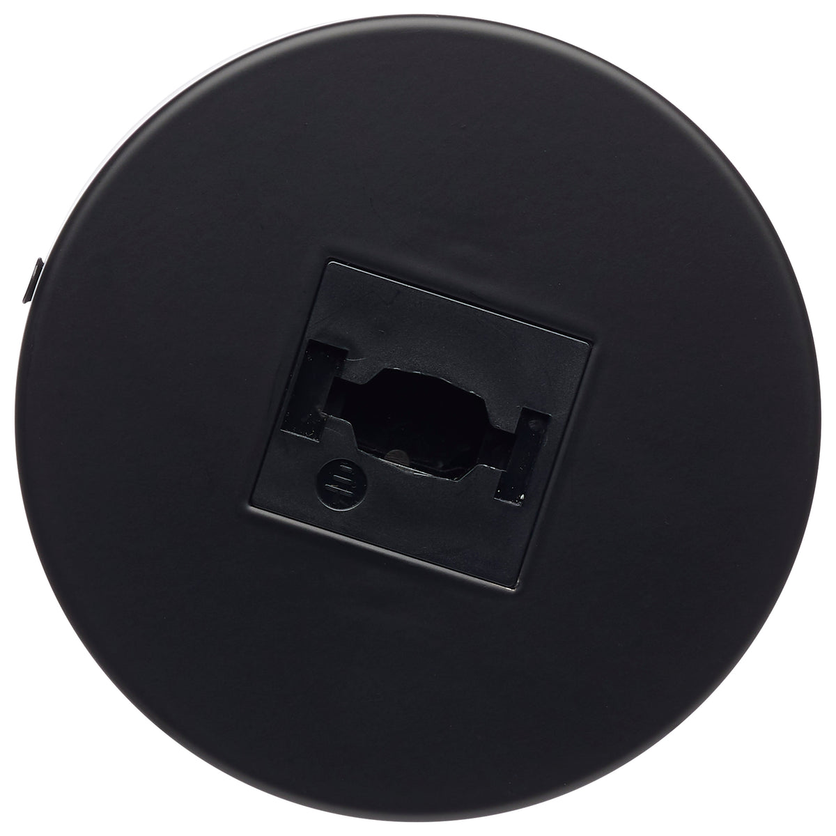 Single Monopoint Adapter - Round - Black Finish - H-Style
