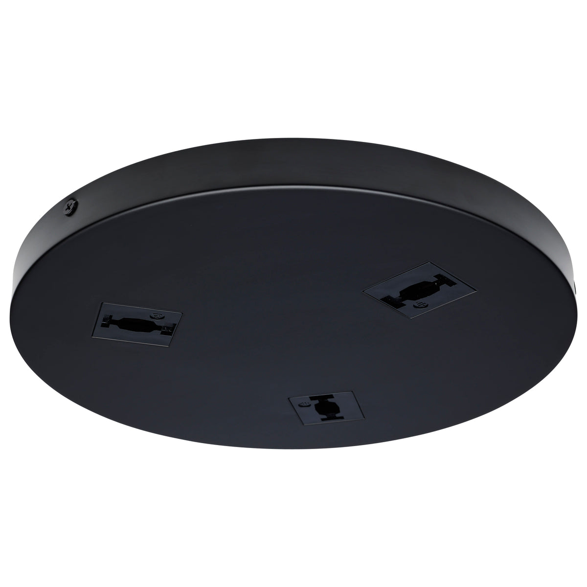 Triple Monopoint Adapter - Round - Black Finish - H-Style for commercial spaces and retail spaces
