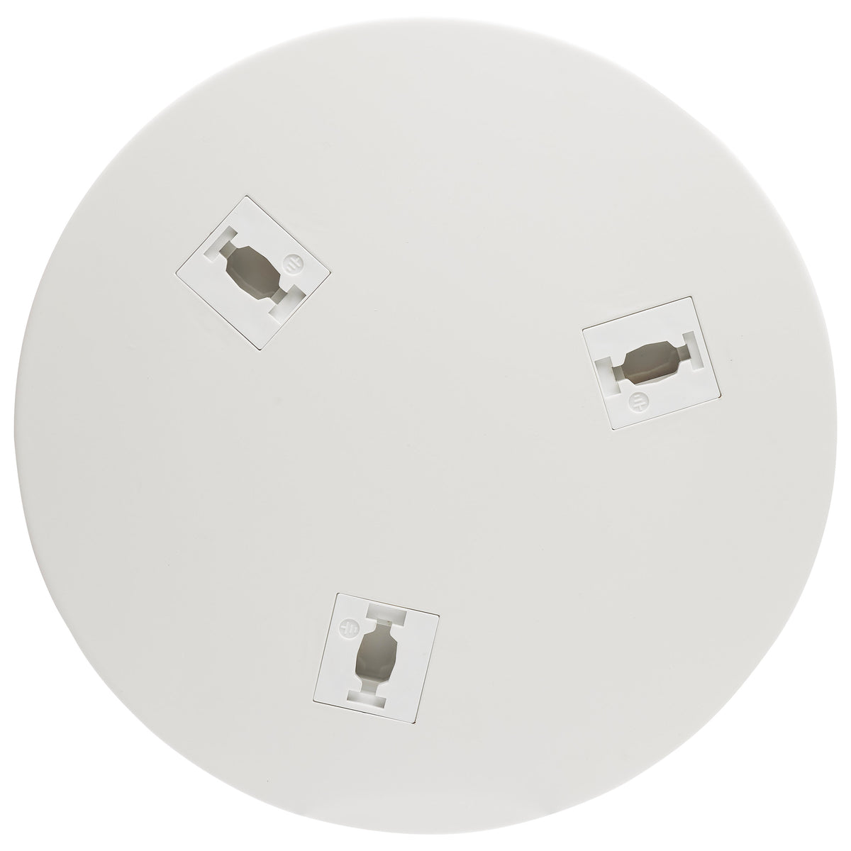 Triple Monopoint Adapter - Round - White Finish - H-Style