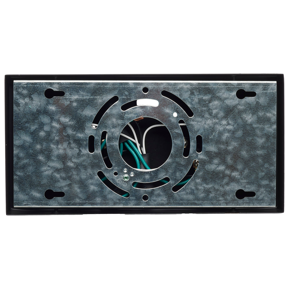 Double Monopoint Adapter - Rectangular - Black Finish - H-Style