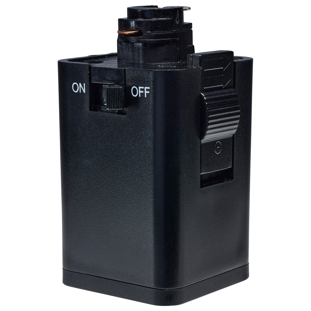 Outlet Track Adapter - Black Finish - H-Style