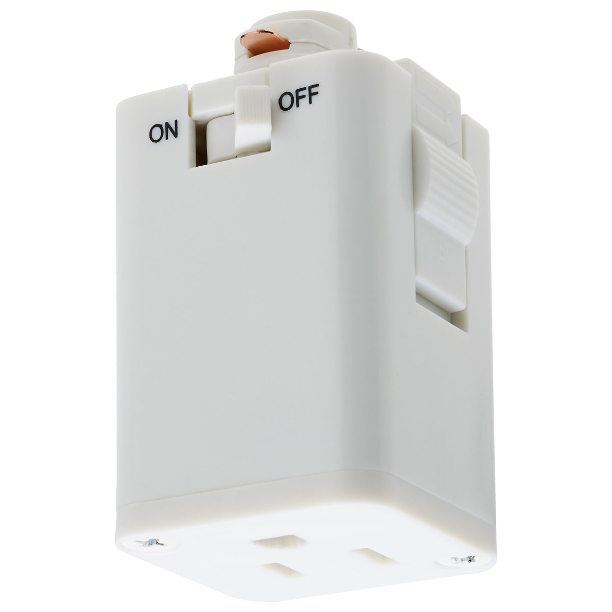Outlet Track Adapter - White Finish - H-Style product image