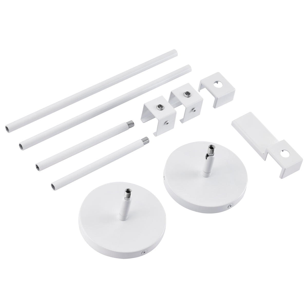Adjustable Track Pendant Kit - White Finish - H-Style product image