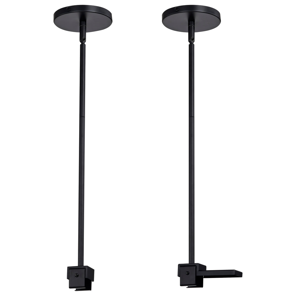 Adjustable Track Pendant Kit - Black Finish - H-Style