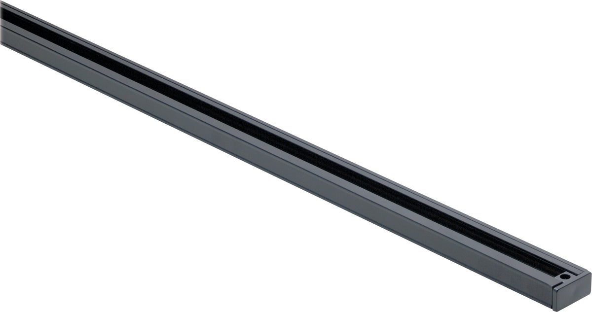 4' - Track - Black Finish - H-Style for commercial spaces and retail spaces