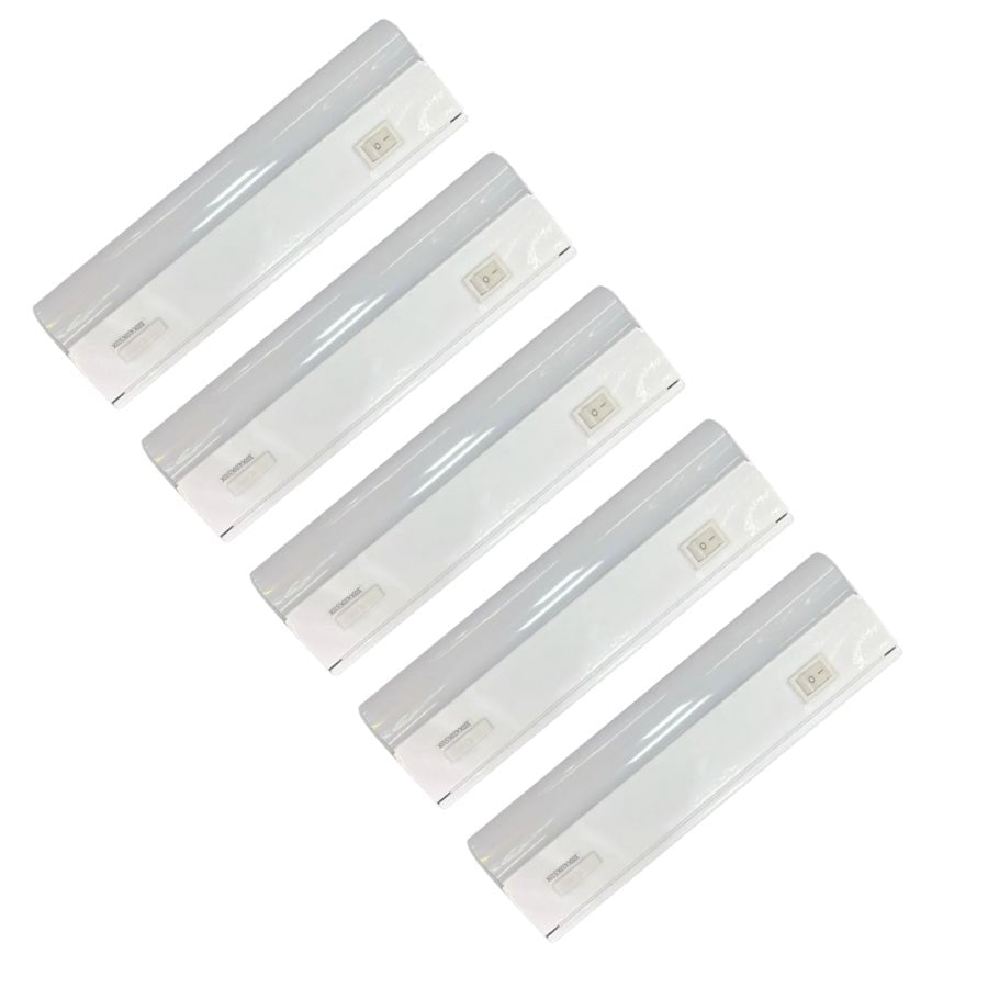 12 Inch Under Cabinet LED Lights, 5W, 3CCT 3000K/4000K/5000K, 400 Lumens, Hardwired, On/Off Switch, CRI 80+, ETL Certified – Perfect For Kitchen, Vanity Mirror, Tiny Home, Makeup Station, Bookshelf, Display Cabinet, And Home Office