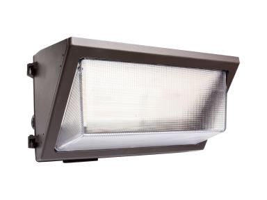 MaxLite Wallmax Open Face Wall Pack, Watt Select (90//), 277 5K Bronze