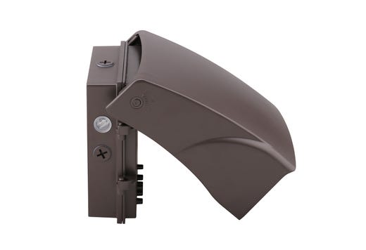 Adjustable Wallpack, 15W Watts, Color Selectable 3000K-4000K-5000K, 120-277VAC, Photocell-Enable/Disable