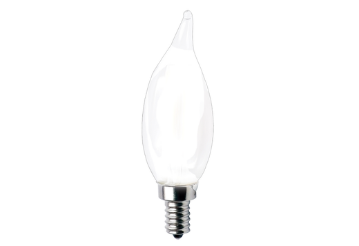 LED Chandelier (CA10) Filament Bulb Frosted Candelabra (E12) 120V