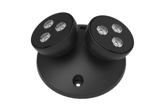 Emergence LED Double Remote Round Head Indoor - Black LED product