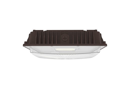 ProLED Select Slim Canopy, 60W, Color Selectable 3000K-4000K-5000K, 120-277VAC, Bronze