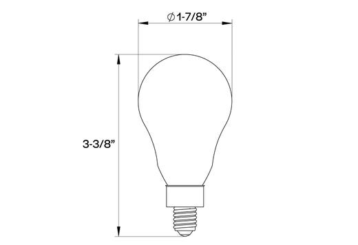 LED Filament A15 E12 Clear - 5W