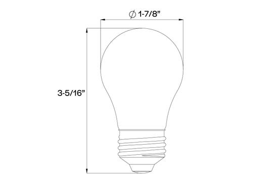 LED Filament A15 E26 Clear - 5W