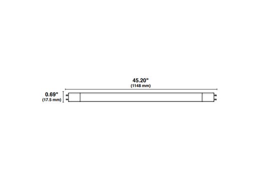 T5 Type B (Bypass) Linear Tube