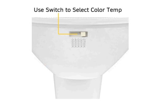 LED PAR38 Flood (40D) Color Selectable 2700K-5000K 13W 1100 Lumens (90W Equiv) Dimmable T20
