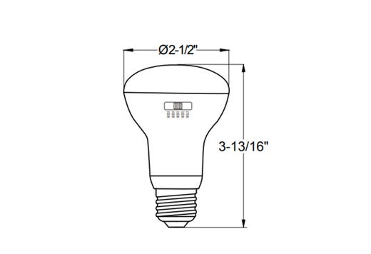LED BR20 Flood (110D) Color Selectable 2700K-5000K 6W 525 Lumens (45W Equiv) Dimmable T20