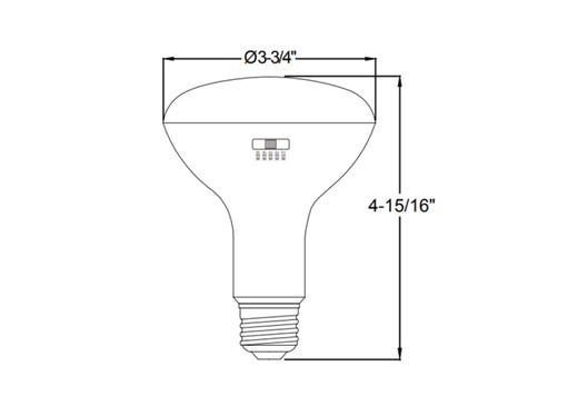 LED BR30 Flood (110D) Color Selectable 2700K-5000K 8.5W 700 Lumens (65W Equiv) Dimmable T20