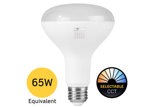LED BR30 Flood (110D) Color Selectable 2700K-5000K 8.5W (65W