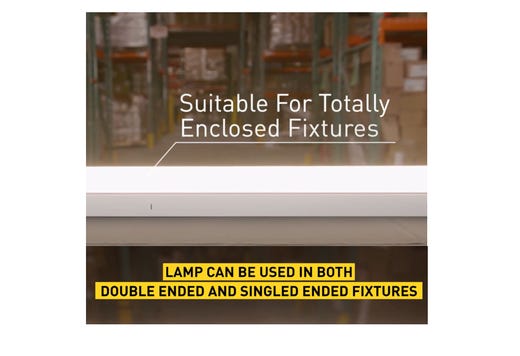 LED T8 Hybrid Linear Tube 36in 12W Color Selectable 3500K 4000K or 5000K Type A-B DuoConnect 120-277V 1500 Lumens 50000 hours Medium Bi-Pin (G13) Base PET Coated 83 CRI