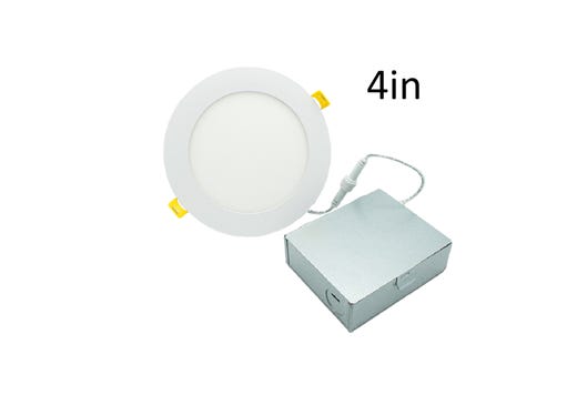LED Select Slim Downlight 4in 8W Smooth Trim 2700K-5000K Color lighting product image