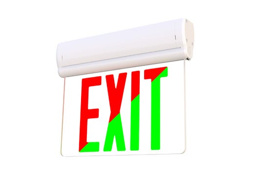 Emergence Series, Thermoplastic and Acrylic Edgelit Exit LED product