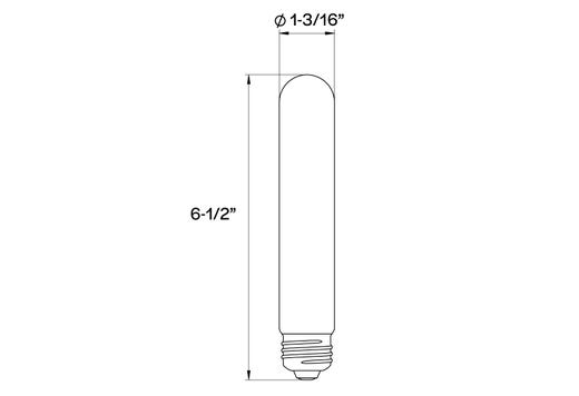 LED Filament T10 E26 Clear - 6.5in