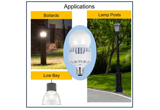HID A-Shape Omni Retrofit Lamp - 20W - Medium (E26) Base