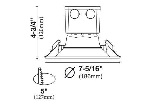 Commercial Retrofit Downlight - 6in