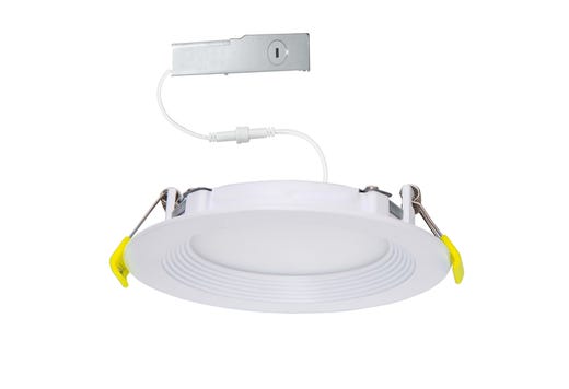 Commercial Slim Downlight 4in 13W Lumen Select 660-820-1075lm 2700-5000K Color Selectable Baffle Trim 120-277V Dimmable TRIAC-ELV & 0-10V