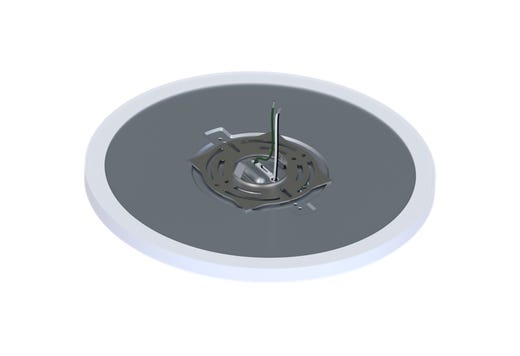 LED Surface Mount Disk 12in 22W 1650 Lumens 27/30/35/40/50K Color Select 120V Triac Dim