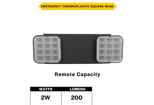 Emergence Series Emergency Unit Black Adjustable Thermoplastic