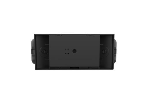 Emergence Series Emergency Unit Black Adjustable Thermoplastic Square Heads 90-min Battery Bkup