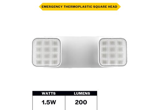 Emergence Series Emergency Unit White Adjustable Thermoplastic product image