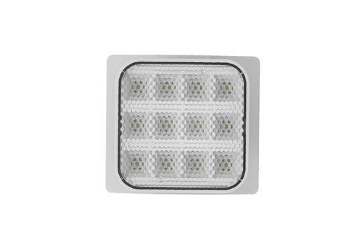 Emergence LED Single Remote Head Square Indoor White, 1.2W, 3.6-15VDC Input