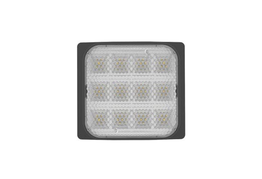 Emergence LED Single Remote Head Square Indoor Black, 1.2W, 3.6-15VDC Input