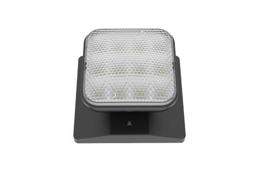 Emergence LED Single Remote Head Square Indoor Black, 1.2W, 3.6-15VDC Input