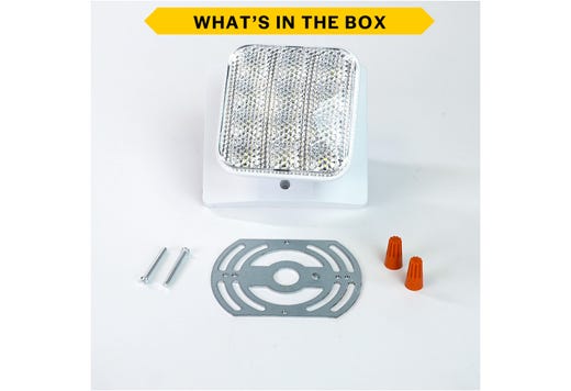 Emergence LED Single Remote Head Square Indoor White, 1.2W, 3.6-15VDC Input