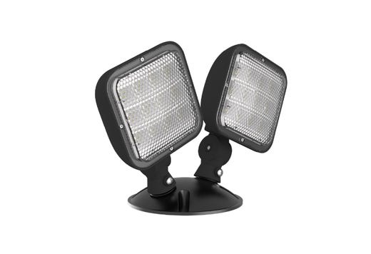 Emergence LED Double Remote Head Square Outdoor Black, 2.4W, 3.6-15VDC Input