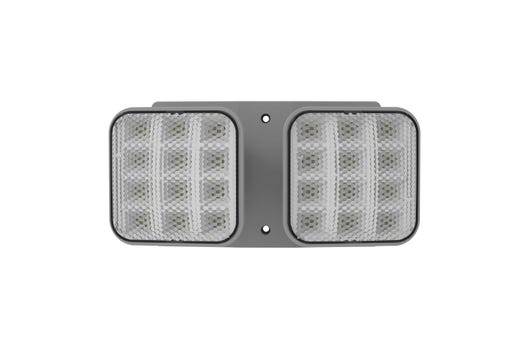 Emergence LED Double Remote Head Square Indoor Gray, 2.4W, 3.6-15VDC Input