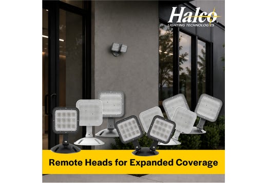 Emergence LED Double Remote Head Square Outdoor Black, 2.4W, 3.6-15VDC Input