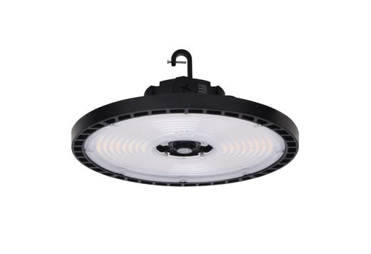 Essential Round Highbay (Gen-2) Controls Ready Lumen Select 26,700-30,600-34,200 (180W-210W-240W) Color Select 4000K or 5000K, 120-277VAC, 0-10V Dimming, Black