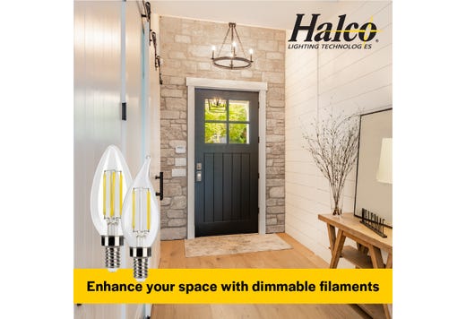 LED Filament CA11 E12 Clear - 8.8W