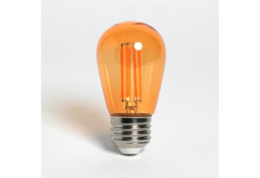 LED Filament Sign S14 Orange Bulb Medium (E26) 5W Orange Gen-4 LED product