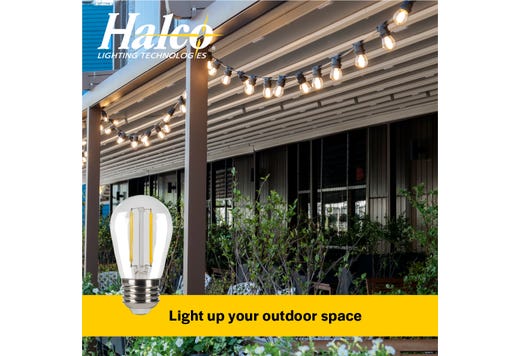 LED Filament S14 E26 Clear