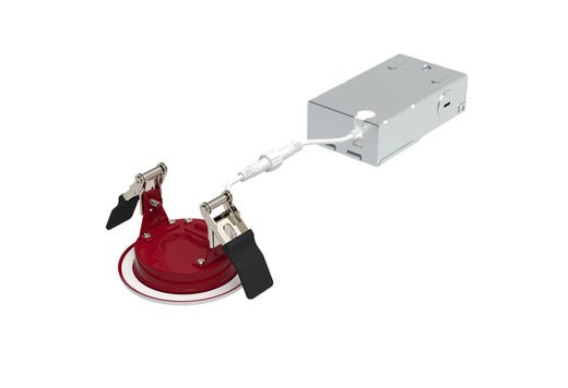LED Fire Rated 3in Slim Downlight Color Selectable 6.5W 555 Lumen Flat Smooth Trim 120V Triac Dimmable T24