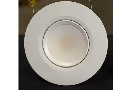ProLED Select Gimbal Downlight 6in 10W 2700K-5000K Color Selectable Dimmable 25Deg Title 20 JA-8