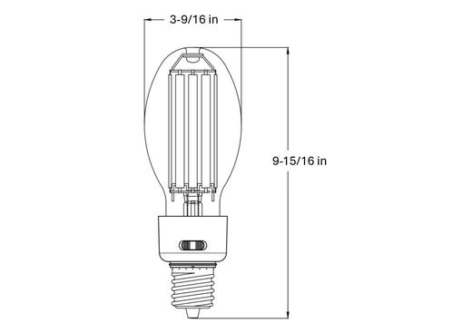 LED HID Filament ED23.5 Bulb Retrofit