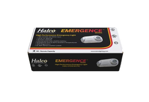 Emergence High Performance Emergency LED Light Unit, White, Remote Capacity, Self-Diagnostics 700 Lumen