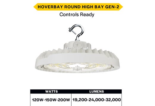 HoverBay Round Highbay, Lumen Selectable (19,200-24,000-32 product image