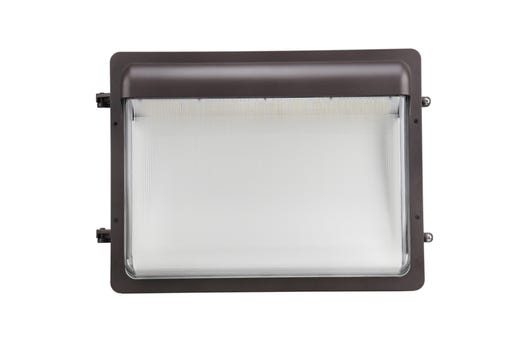 Low Profile Wall Pack Size 3 Lumen Selectable (13,000-19,000 lumens, 100W-120W-140W) Color Selectable 3000K-4000K-5000K Photocell-Enable/Disable 120-277VAC Bronze